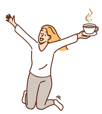 ジャンプする女の子